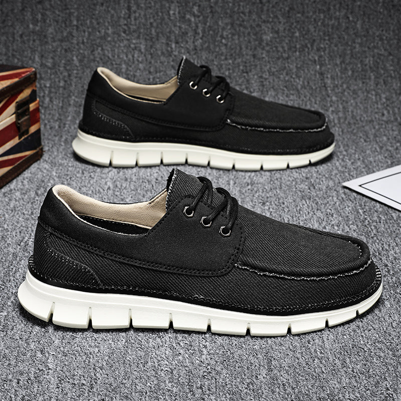 Men's Mesh Walking Shoes - Lace-Up, Maximum Support, Wide Toe Box with Arch Support