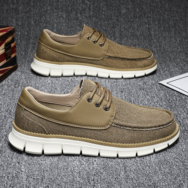 Men's Mesh Walking Shoes - Lace-Up, Maximum Support, Wide Toe Box with Arch Support