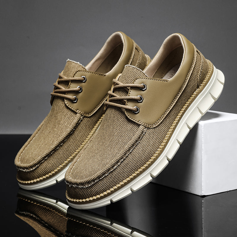 Men's Mesh Walking Shoes - Lace-Up, Maximum Support, Wide Toe Box with Arch Support