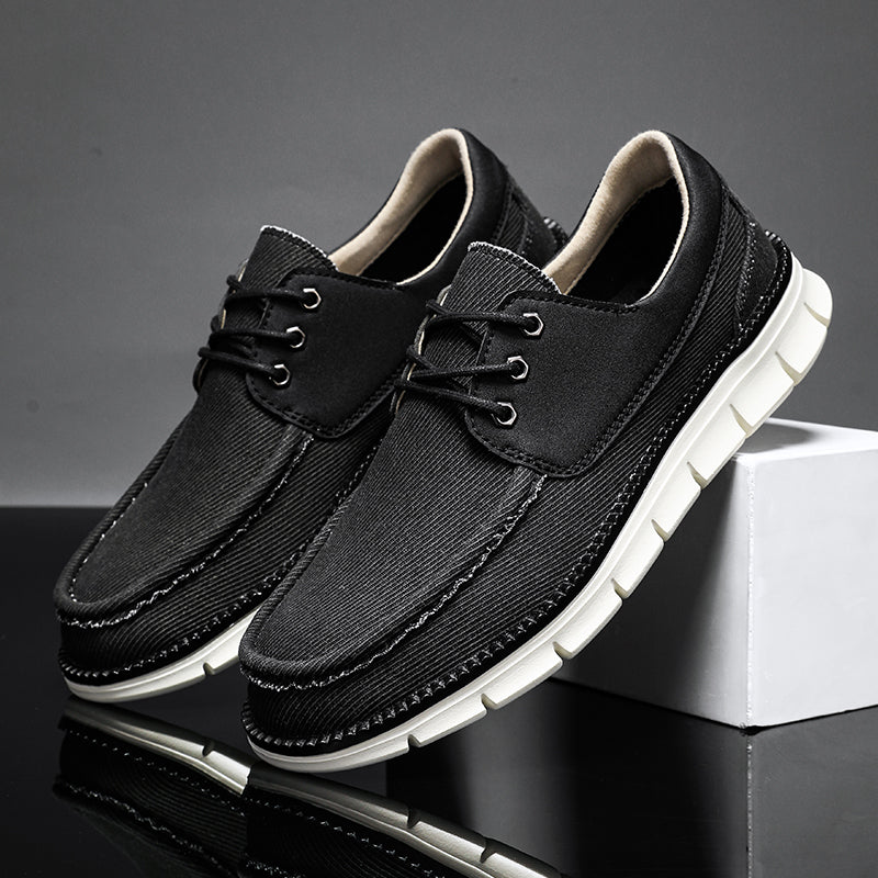 Men's Mesh Walking Shoes - Lace-Up, Maximum Support, Wide Toe Box with Arch Support