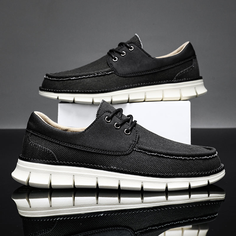 Men's Mesh Walking Shoes - Lace-Up, Maximum Support, Wide Toe Box with Arch Support