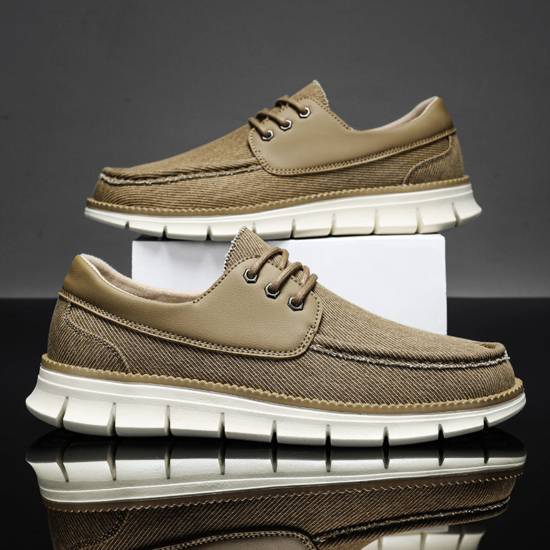 Men's Mesh Walking Shoes - Lace-Up, Maximum Support, Wide Toe Box with Arch Support