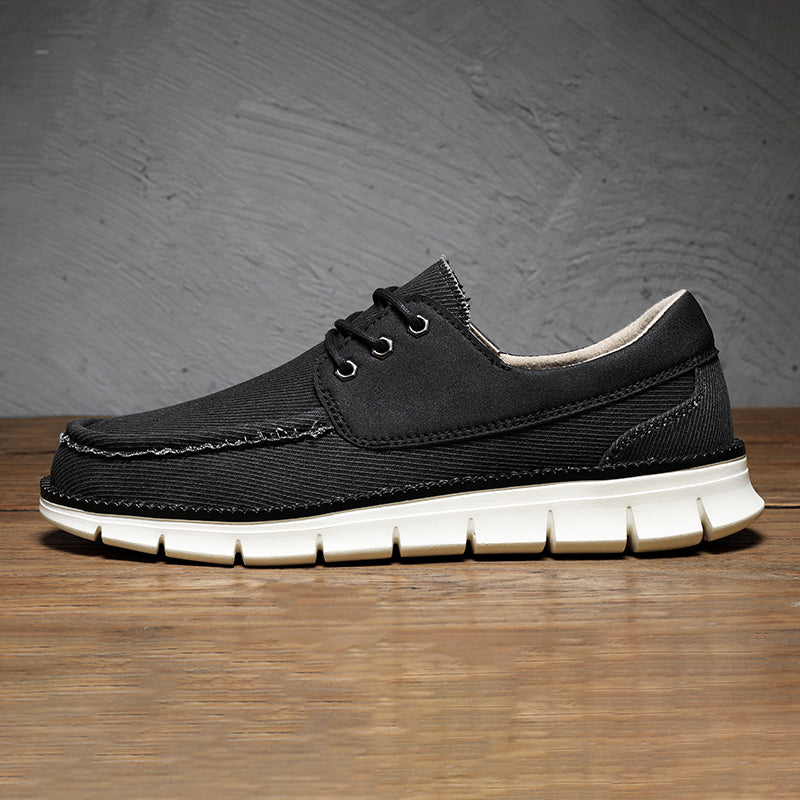 Men's Mesh Walking Shoes - Lace-Up, Maximum Support, Wide Toe Box with Arch Support