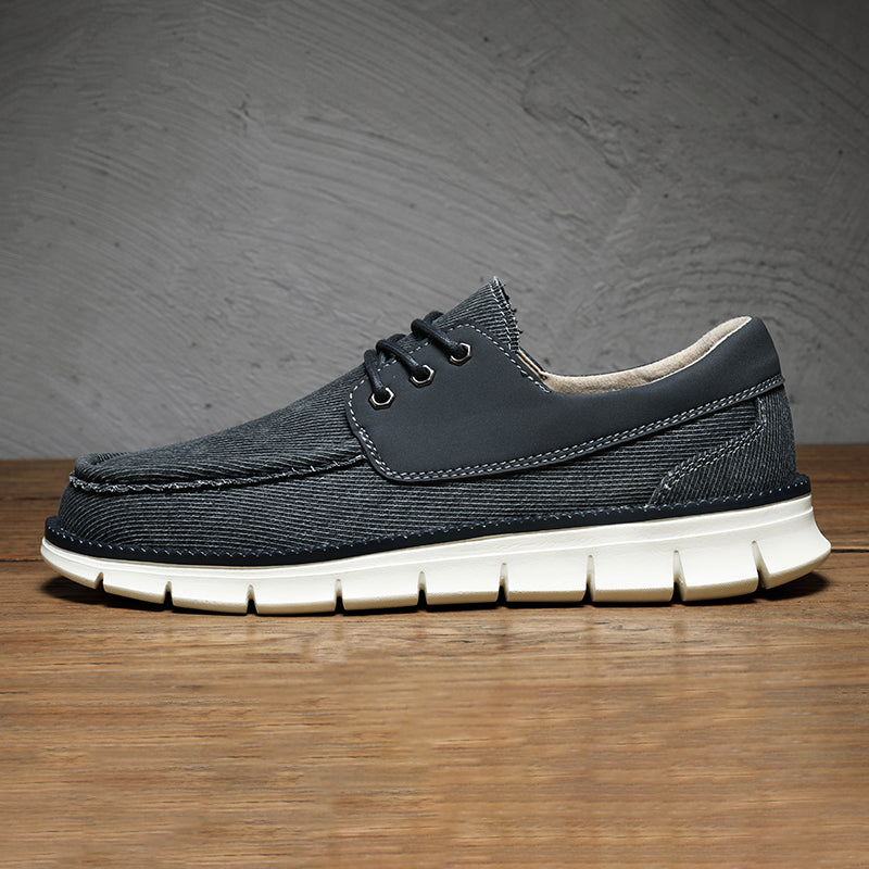 Men's Mesh Walking Shoes - Lace-Up, Maximum Support, Wide Toe Box with Arch Support