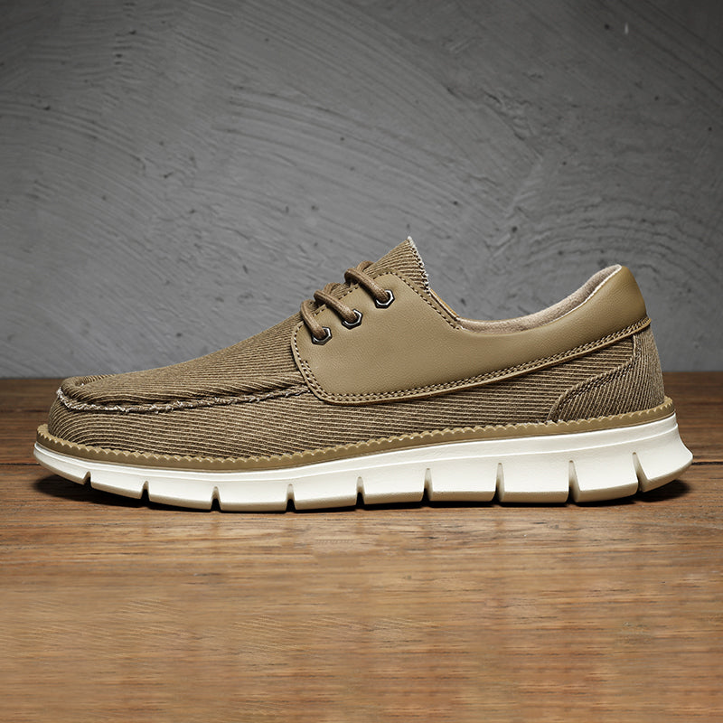 Men's Mesh Walking Shoes - Lace-Up, Maximum Support, Wide Toe Box with Arch Support