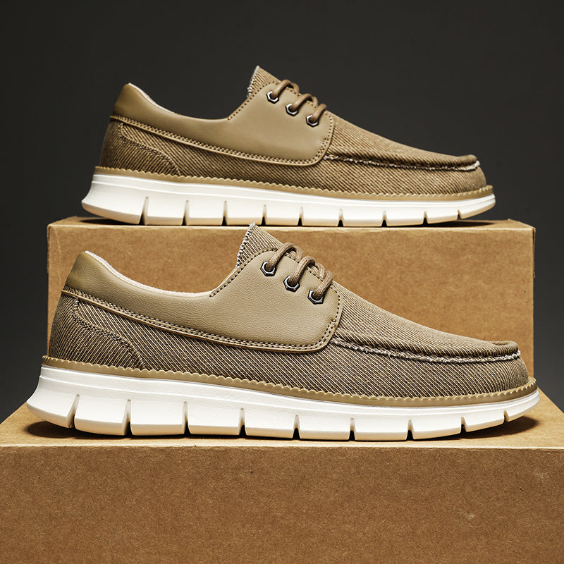 Men's Mesh Walking Shoes - Lace-Up, Maximum Support, Wide Toe Box with Arch Support