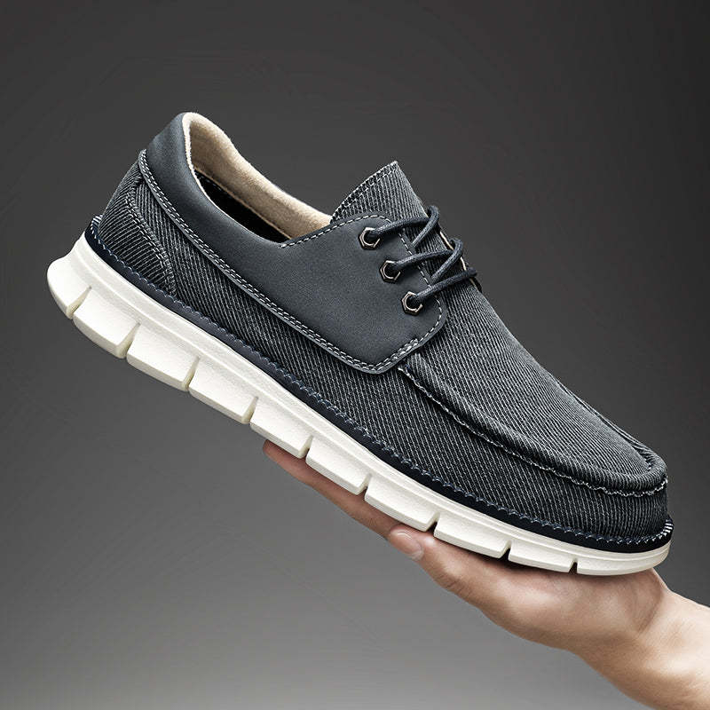 Men's Mesh Walking Shoes - Lace-Up, Maximum Support, Wide Toe Box with Arch Support