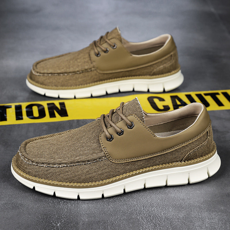 Men's Mesh Walking Shoes - Lace-Up, Maximum Support, Wide Toe Box with Arch Support