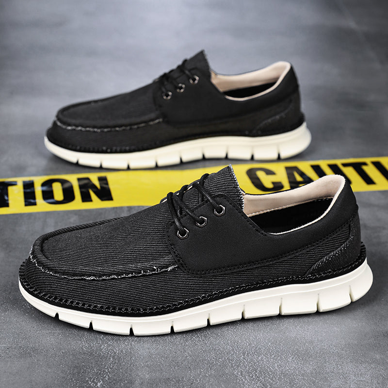 Men's Mesh Walking Shoes - Lace-Up, Maximum Support, Wide Toe Box with Arch Support