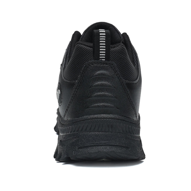 Men's Mixed Material Hiking Shoes - Lace-Up, Waterproof, Wide Toe Box with Arch Support