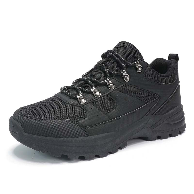 Men's Mesh Hiking Shoes - Lace-Up, Enhanced Support, Wide Toe Box with Arch Support