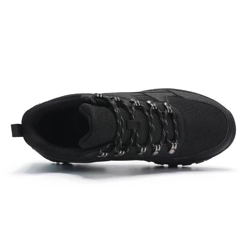 Men's Mesh Hiking Shoes - Lace-Up, Enhanced Support, Wide Toe Box with Arch Support