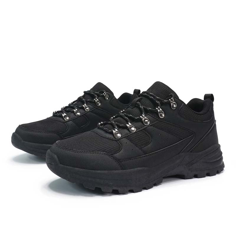 Men's Mesh Hiking Shoes - Lace-Up, Enhanced Support, Wide Toe Box with Arch Support