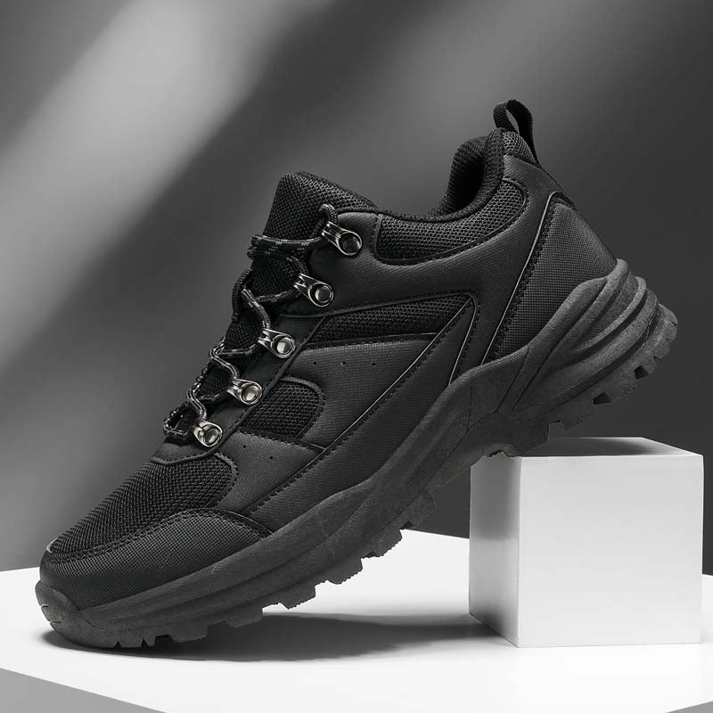 Men's Mesh Hiking Shoes - Lace-Up, Enhanced Support, Wide Toe Box with Arch Support