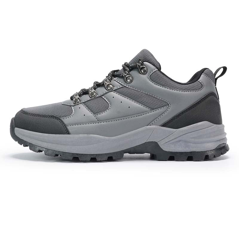 Men's Mesh Hiking Shoes - Lace-Up, Enhanced Support, Wide Toe Box with Arch Support