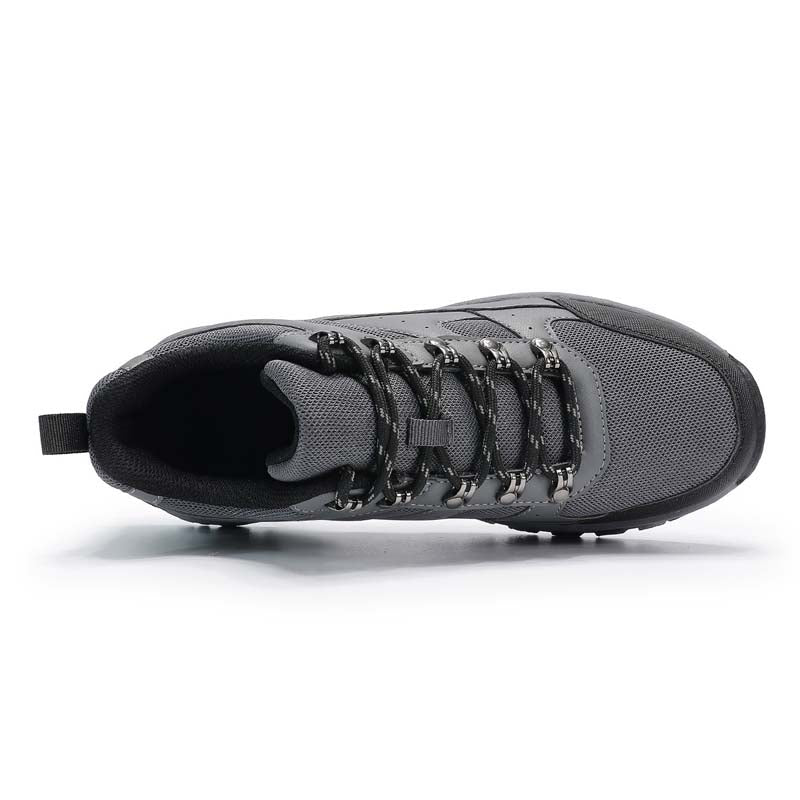 Men's Mesh Hiking Shoes - Lace-Up, Enhanced Support, Wide Toe Box with Arch Support