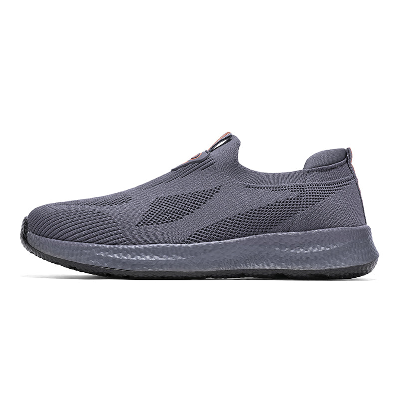 Men's Mesh Lightweight Walking Shoes - Slip-On, Maximum Ventilation, Wide Toe Box with Arch Support