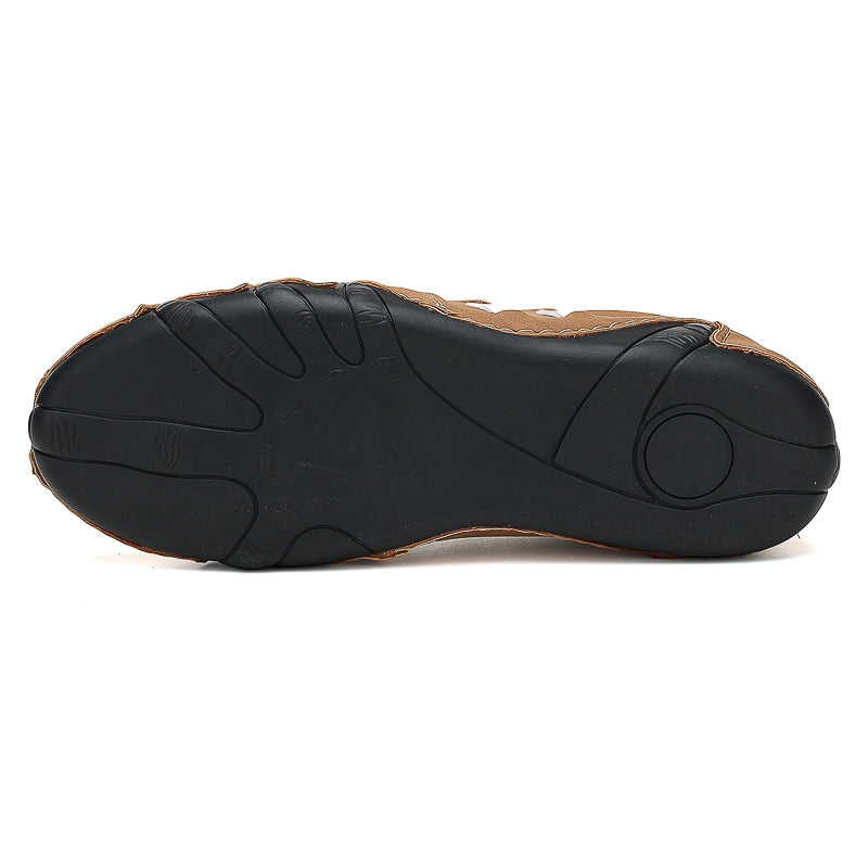 Men's  Low Top Suede Casual Boots - Lace-Up, Waterproof, Wide Toe Box with Arch Support