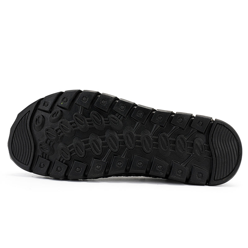 Men's Mesh Hiking Shoes - Slip-On, Breathable, Slip-Resistant, Wide Toe Box with Arch Support