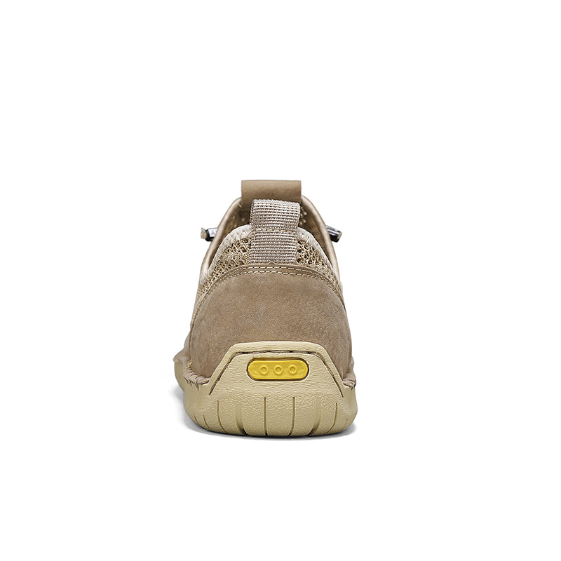 Men's Mixed Material Casual Boots - Slip-On, Lightweight, Wide Toe Box with Arch Support