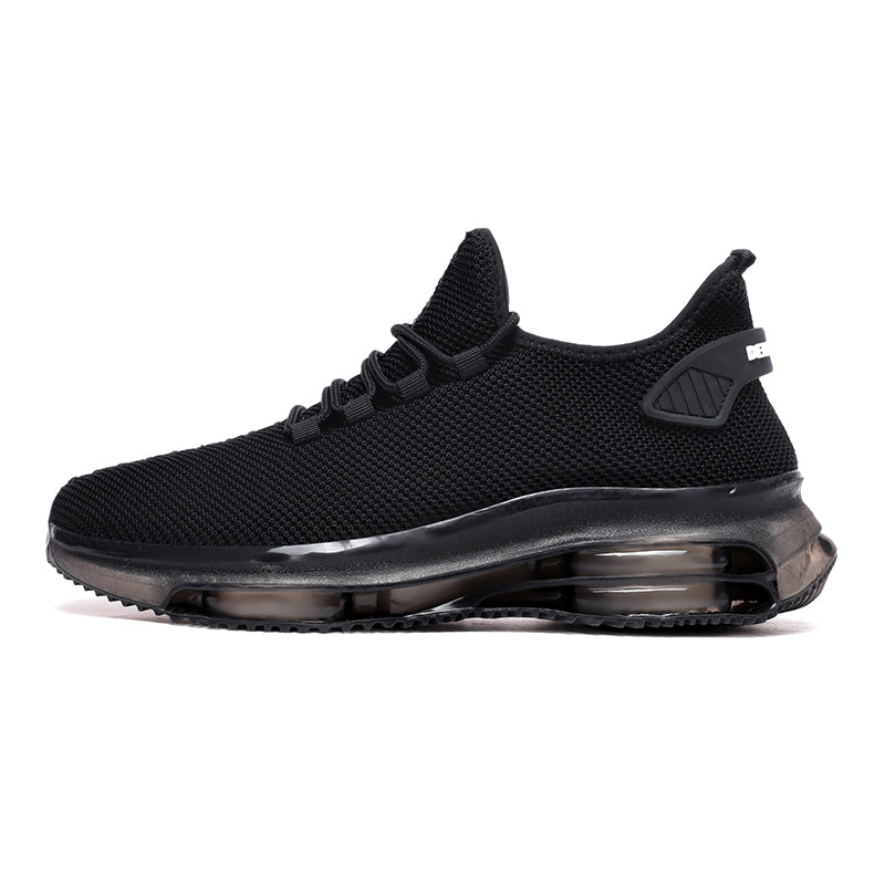 Men's Mesh Walking Shoes - Lace-Up, Cushioned, Wide Toe Box with Arch Support