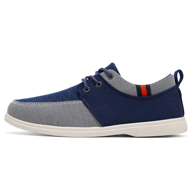 Men's Mesh Walking Shoes - Lace-Up, Breathable, Wide Toe Box with Arch Support