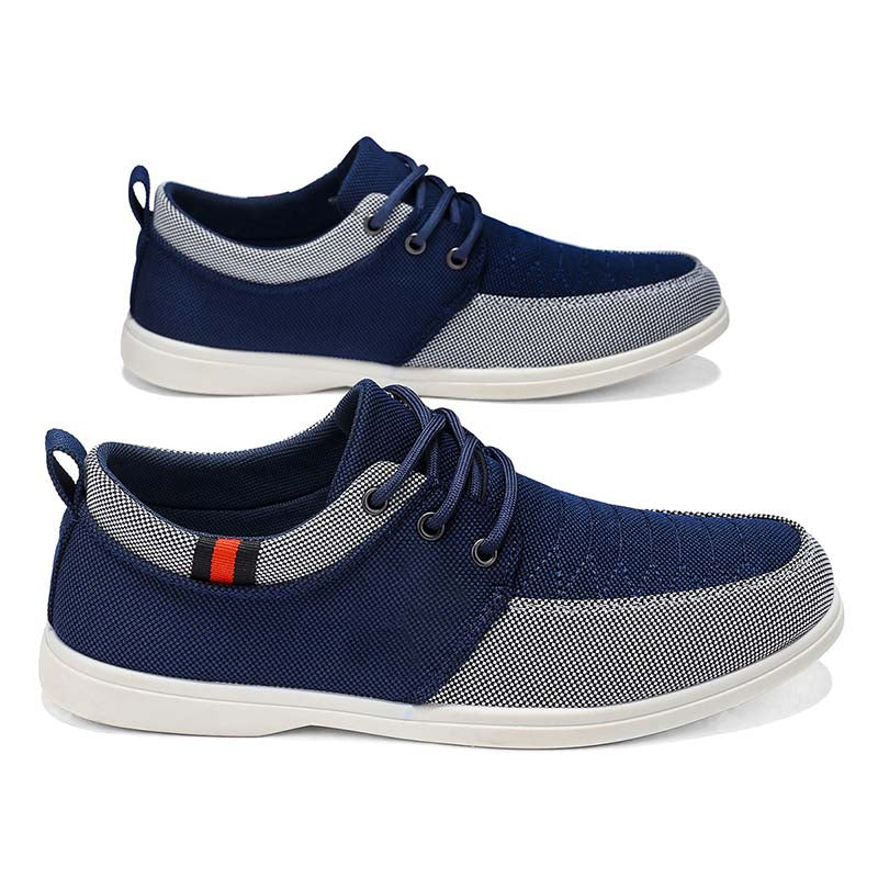 Men's Mesh Walking Shoes - Lace-Up, Breathable, Wide Toe Box with Arch Support