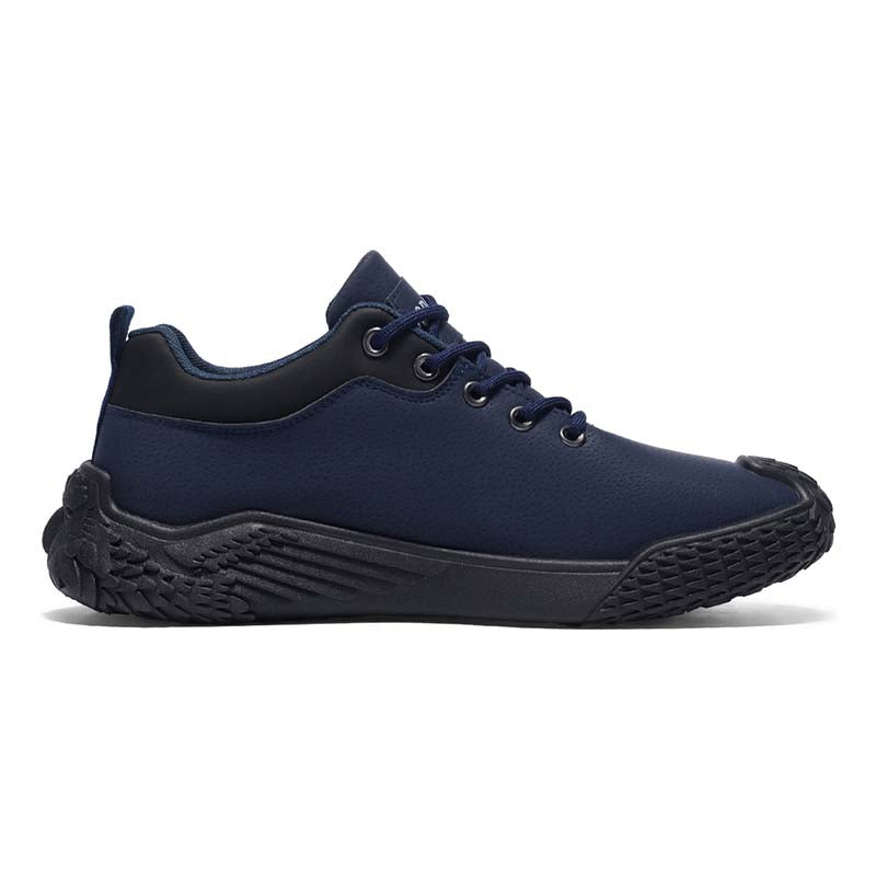 Men's Mixed Suede Casual Boots - Lace-Up, Waterproof, Wide Toe Box with Arch Support