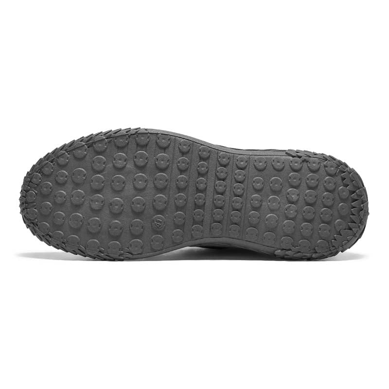 Men's Mixed Suede Casual Boots - Lace-Up, Waterproof, Wide Toe Box with Arch Support