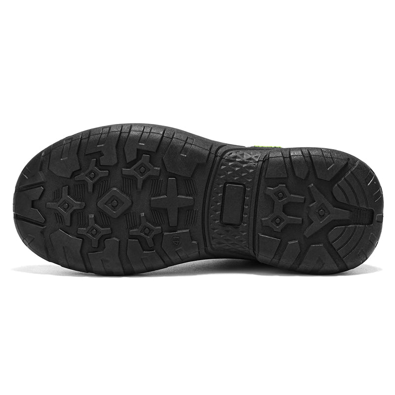 Men's Suede Hiking Shoes - Lace-Up, Breathable, Slip-Resistant, Wide Toe Box with Arch Support