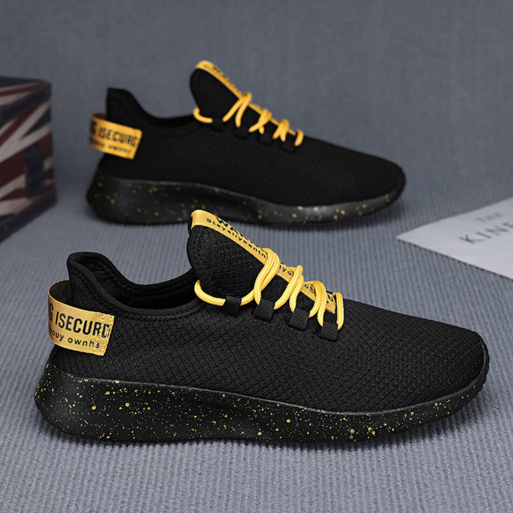 Men’s 4E Wide Mesh Walking Shoes for Tired Feet | Secure Lace-Up, Arch Support & Breathability for Long Walks
