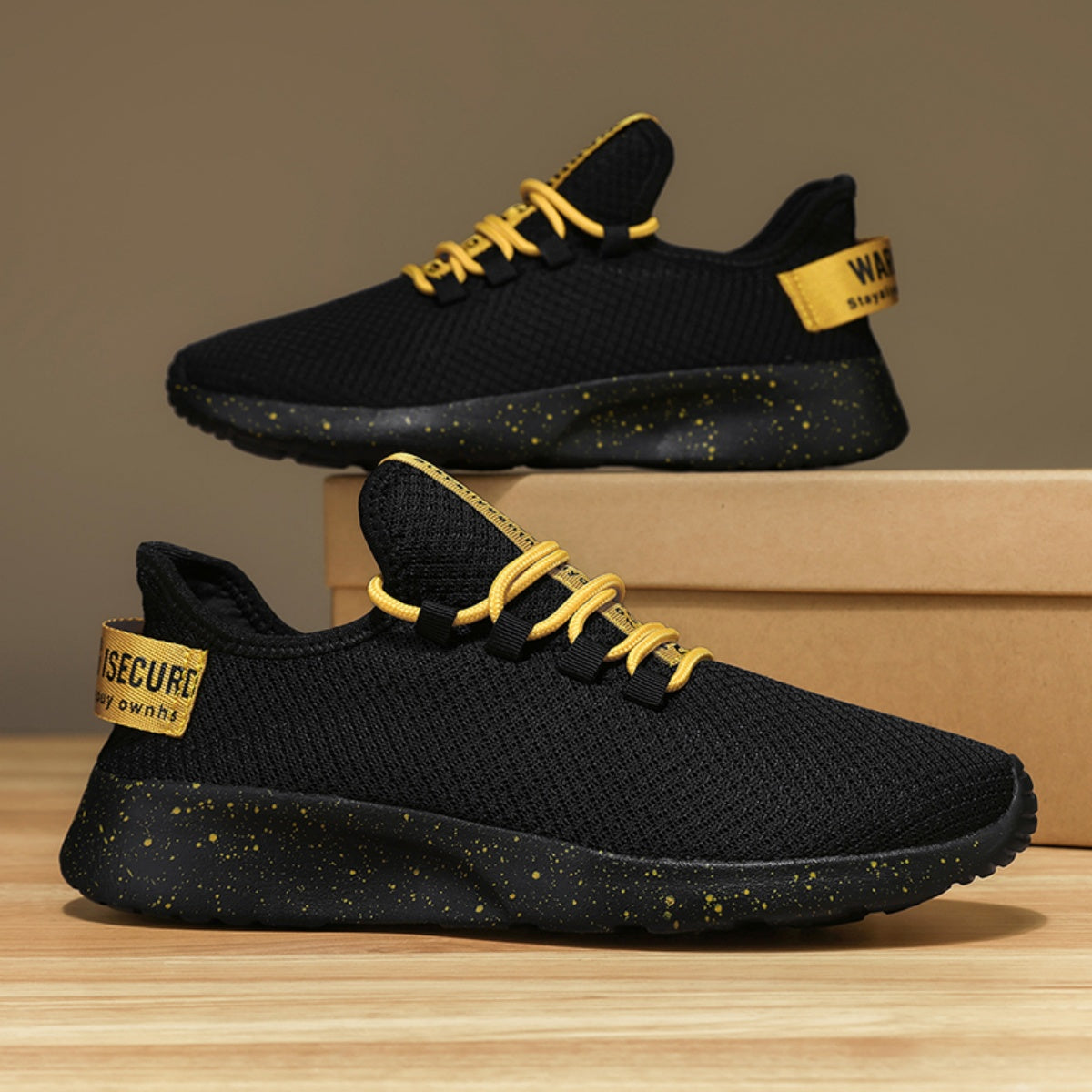 Men’s 4E Wide Mesh Walking Shoes for Tired Feet | Secure Lace-Up, Arch Support & Breathability for Long Walks