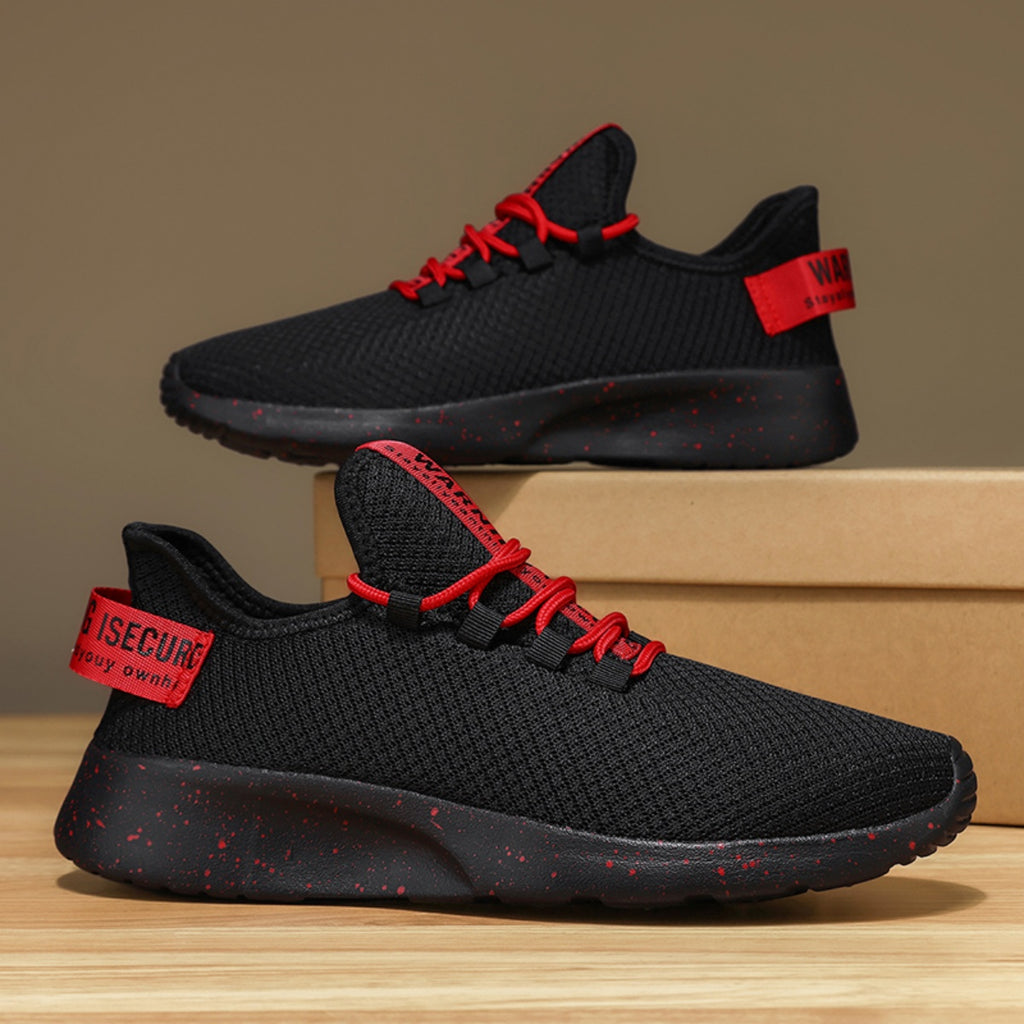 Men’s 4E Wide Mesh Walking Shoes for Tired Feet | Secure Lace-Up, Arch Support & Breathability for Long Walks