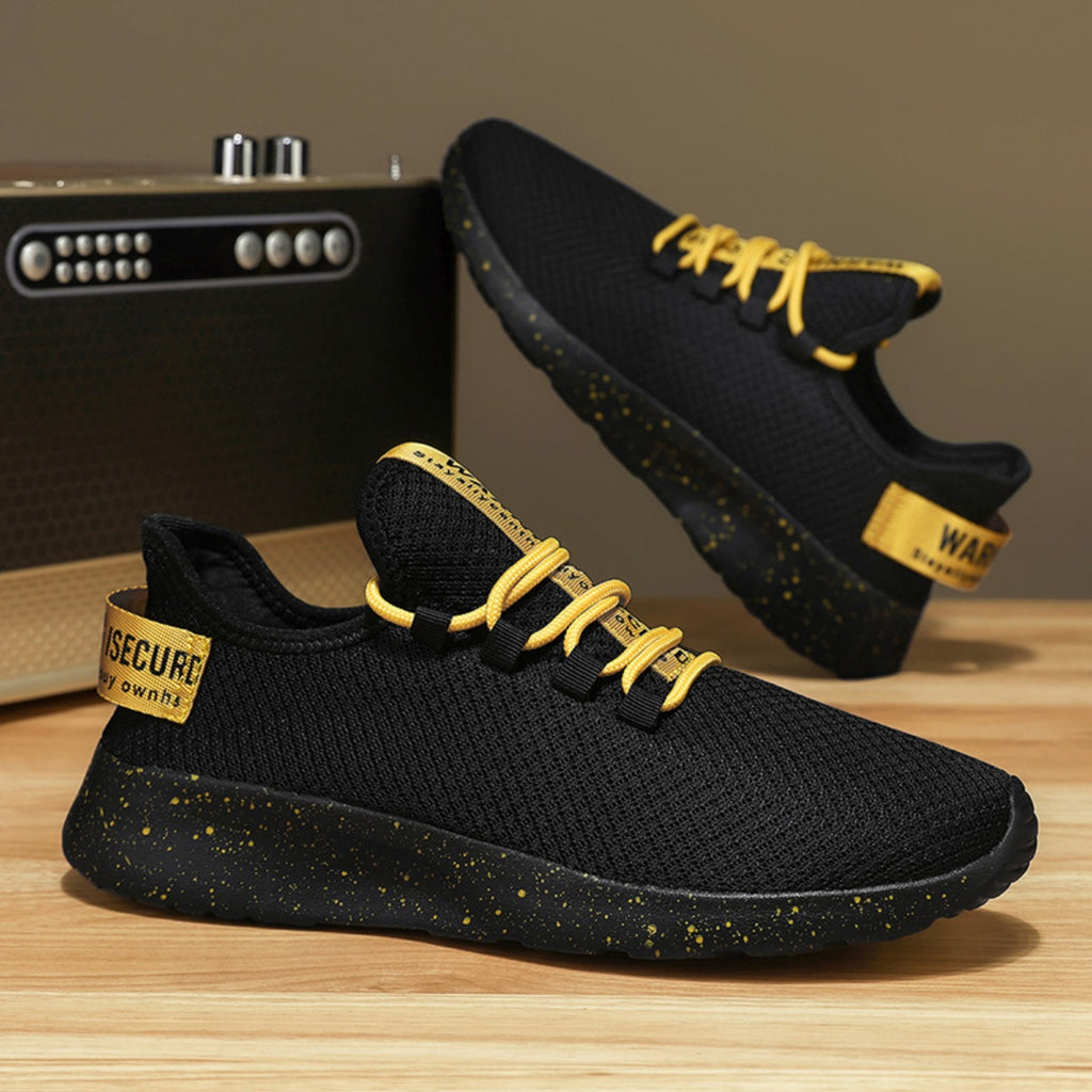 Men’s 4E Wide Mesh Walking Shoes for Tired Feet | Secure Lace-Up, Arch Support & Breathability for Long Walks
