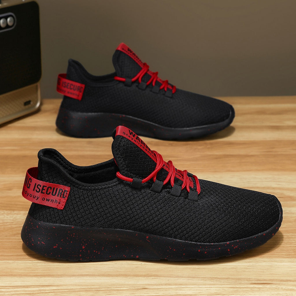Men’s 4E Wide Mesh Walking Shoes for Tired Feet | Secure Lace-Up, Arch Support & Breathability for Long Walks