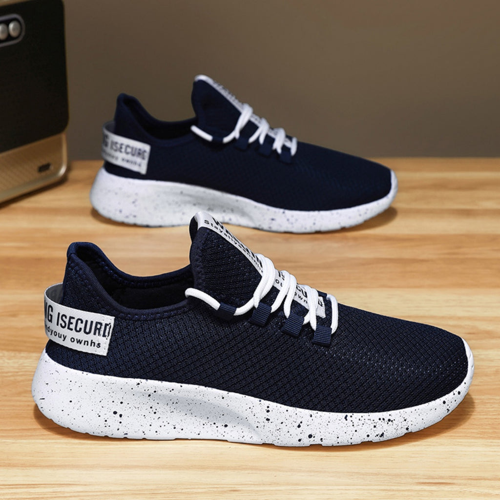 Men’s 4E Wide Mesh Walking Shoes for Tired Feet | Secure Lace-Up, Arch Support & Breathability for Long Walks