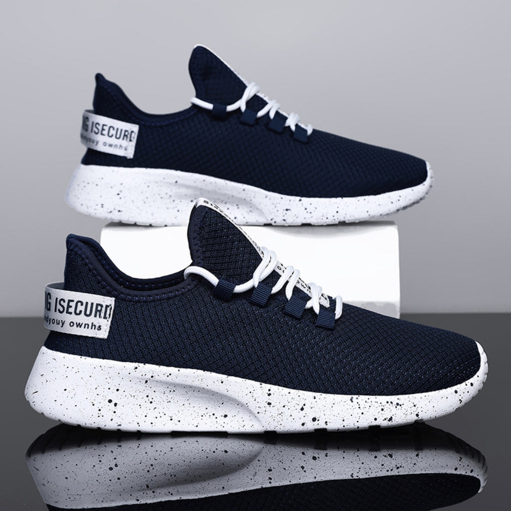 Men’s 4E Wide Mesh Walking Shoes for Tired Feet | Secure Lace-Up, Arch Support & Breathability for Long Walks