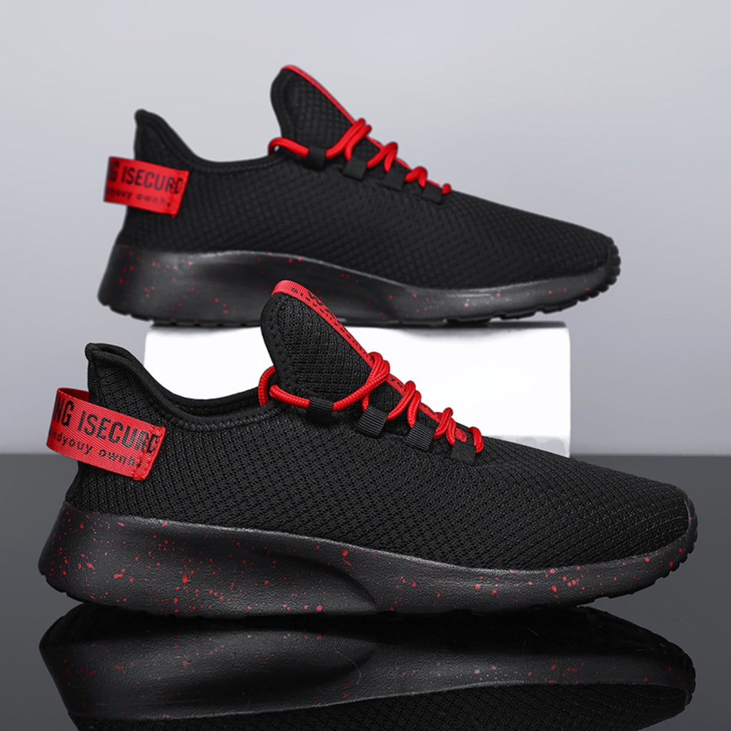 Men’s 4E Wide Mesh Walking Shoes for Tired Feet | Secure Lace-Up, Arch Support & Breathability for Long Walks