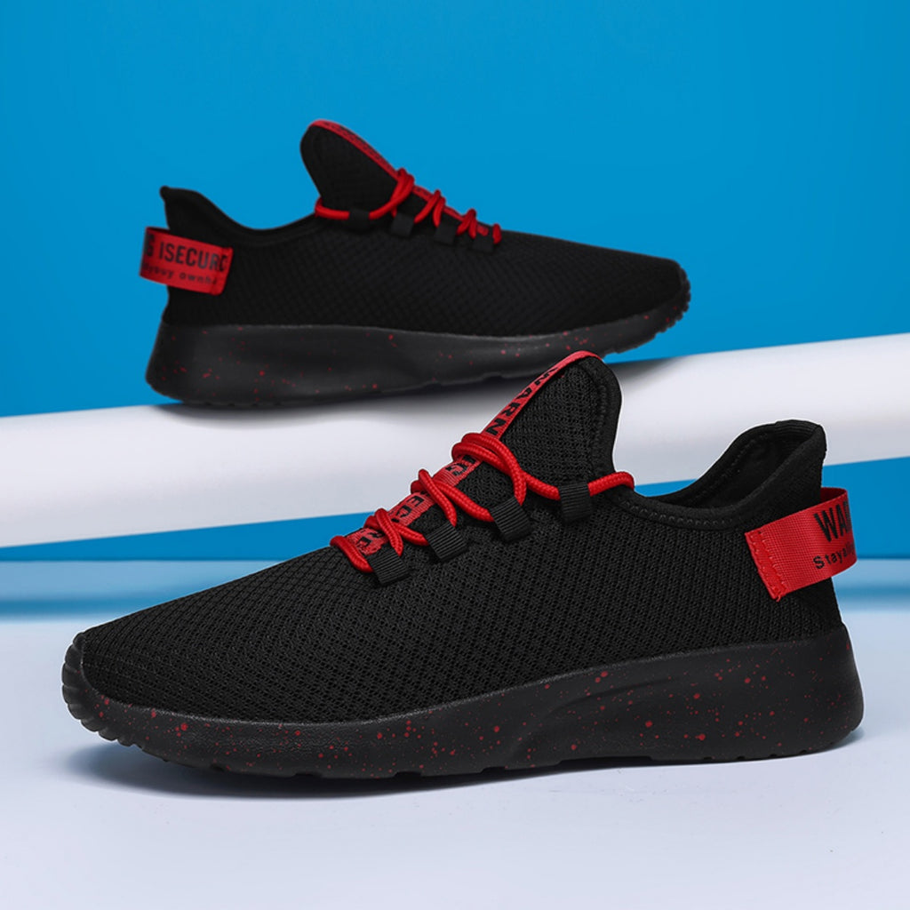 Men’s 4E Wide Mesh Walking Shoes for Tired Feet | Secure Lace-Up, Arch Support & Breathability for Long Walks