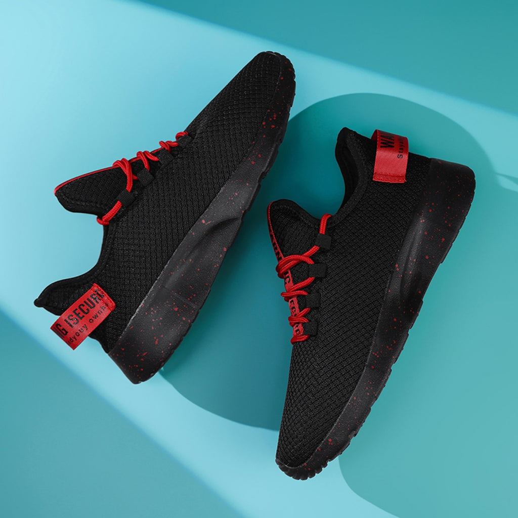 Men’s 4E Wide Mesh Walking Shoes for Tired Feet | Secure Lace-Up, Arch Support & Breathability for Long Walks