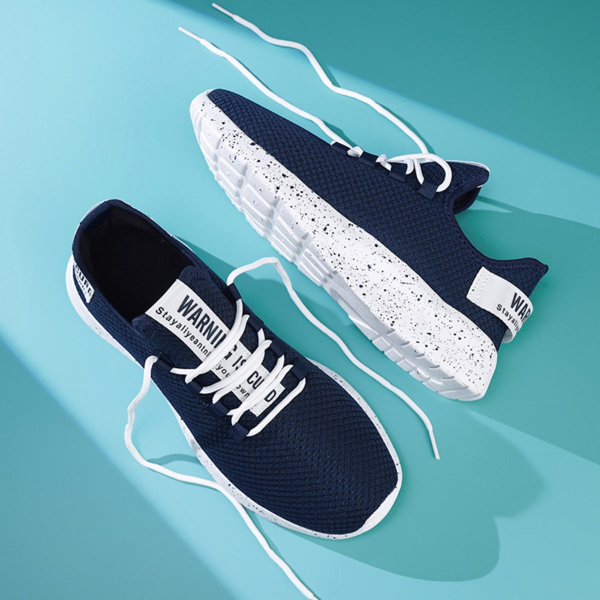 Men’s 4E Wide Mesh Walking Shoes for Tired Feet | Secure Lace-Up, Arch Support & Breathability for Long Walks