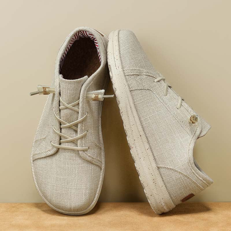 Men's Mesh Walking Shoes - Lace-Up, Breathable, Wide Toe Box with Arch Support（副本）