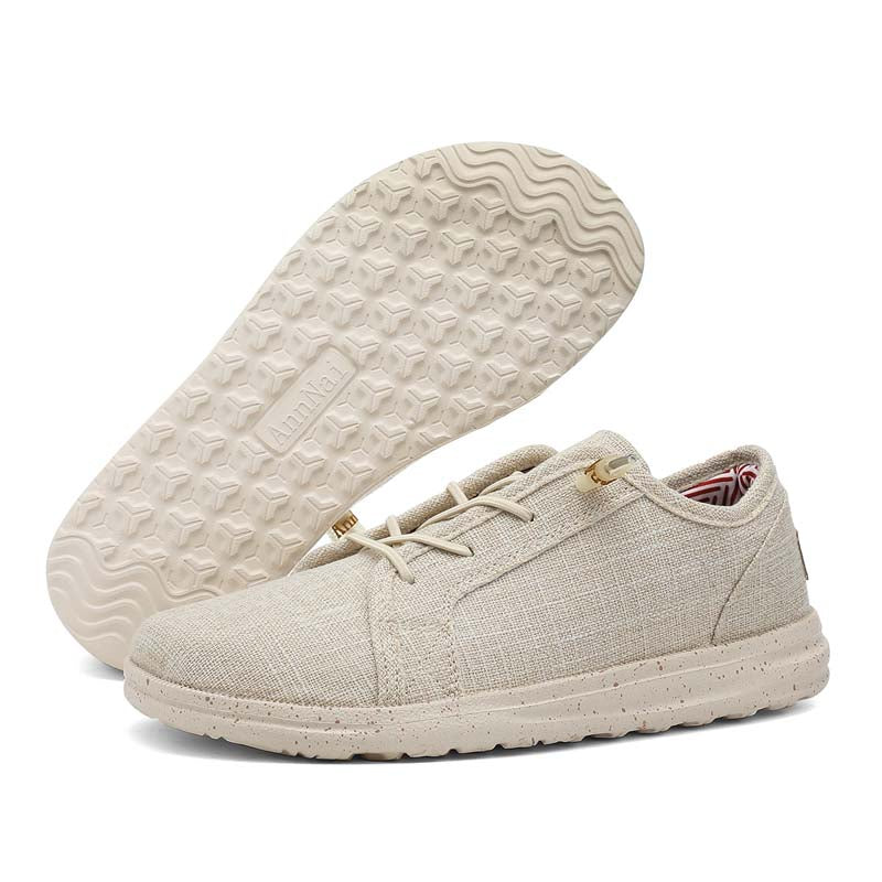 Men's Mesh Walking Shoes - Lace-Up, Breathable, Wide Toe Box with Arch Support（副本）