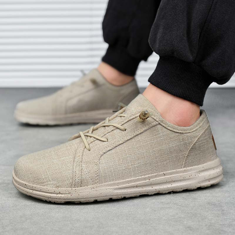 Men's Mesh Walking Shoes - Lace-Up, Breathable, Wide Toe Box with Arch Support（副本）