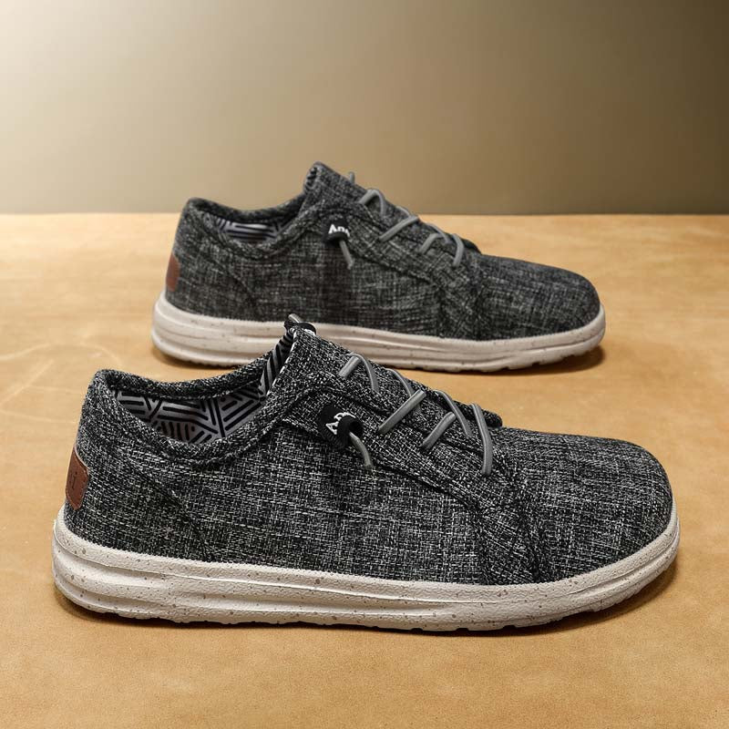Men's Mesh Walking Shoes - Lace-Up, Breathable, Wide Toe Box with Arch Support（副本）