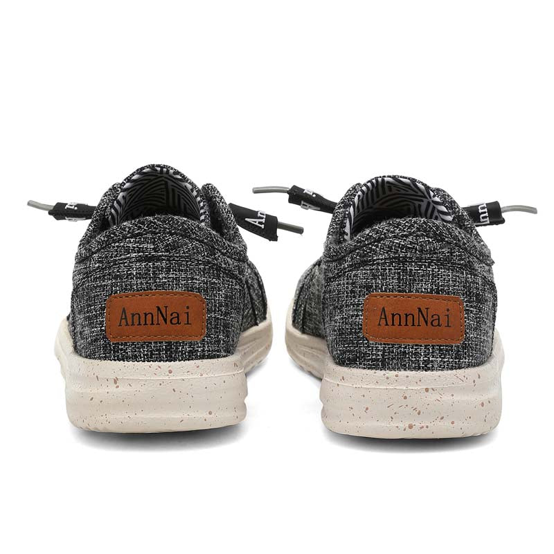 Men's Mesh Walking Shoes - Lace-Up, Breathable, Wide Toe Box with Arch Support（副本）