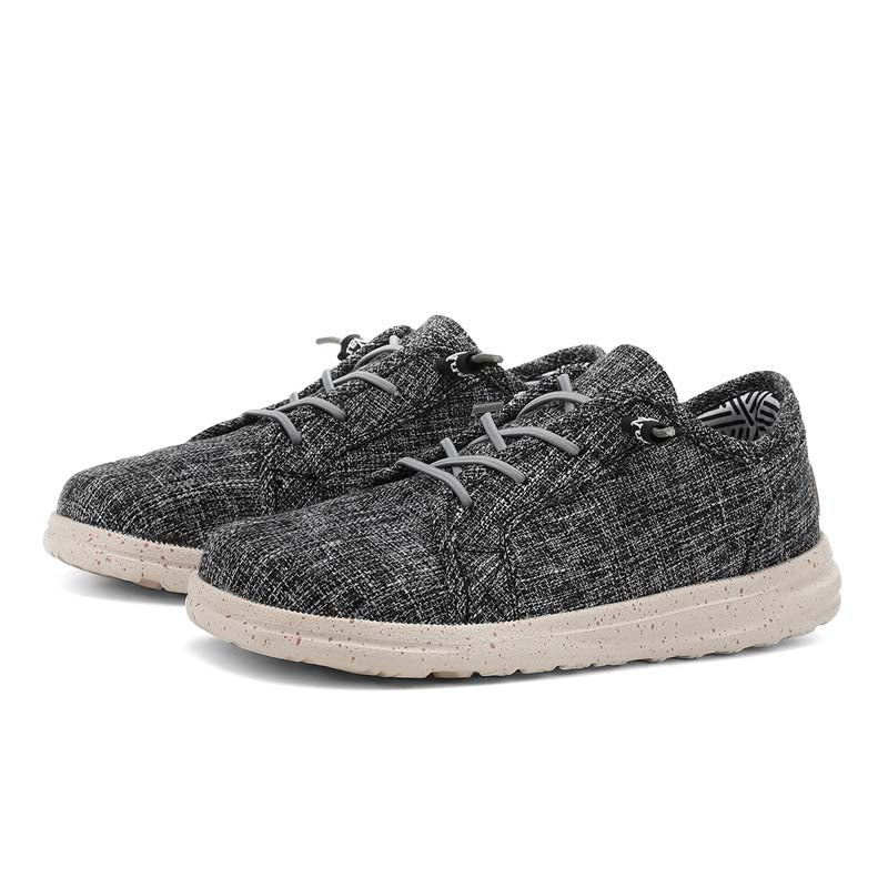 Men's Mesh Walking Shoes - Lace-Up, Breathable, Wide Toe Box with Arch Support（副本）