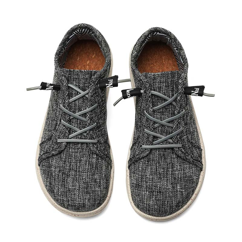 Men's Mesh Walking Shoes - Lace-Up, Breathable, Wide Toe Box with Arch Support（副本）