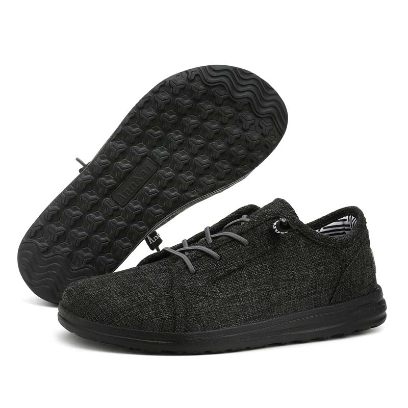 Men's Mesh Walking Shoes - Lace-Up, Breathable, Wide Toe Box with Arch Support（副本）