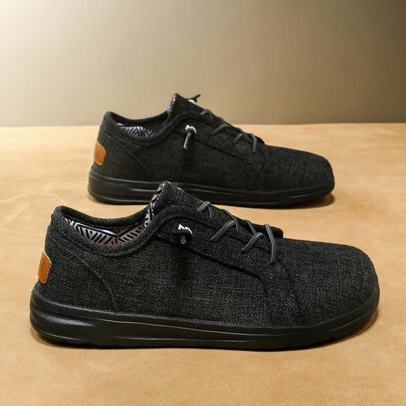 Men's Mesh Walking Shoes - Lace-Up, Breathable, Wide Toe Box with Arch Support（副本）